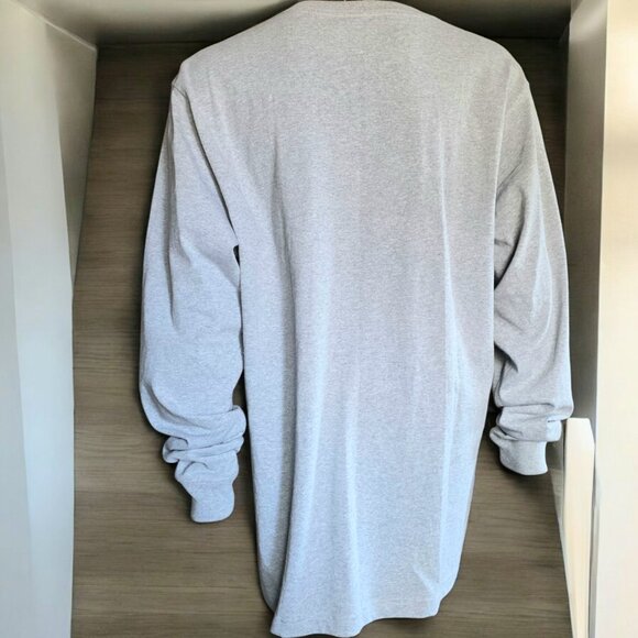 NWOT CARHARTT ( LG TALL ) Heather Grey Loose Fit Midweight L/S Pocket T-Shirt - Picture 4 of 7